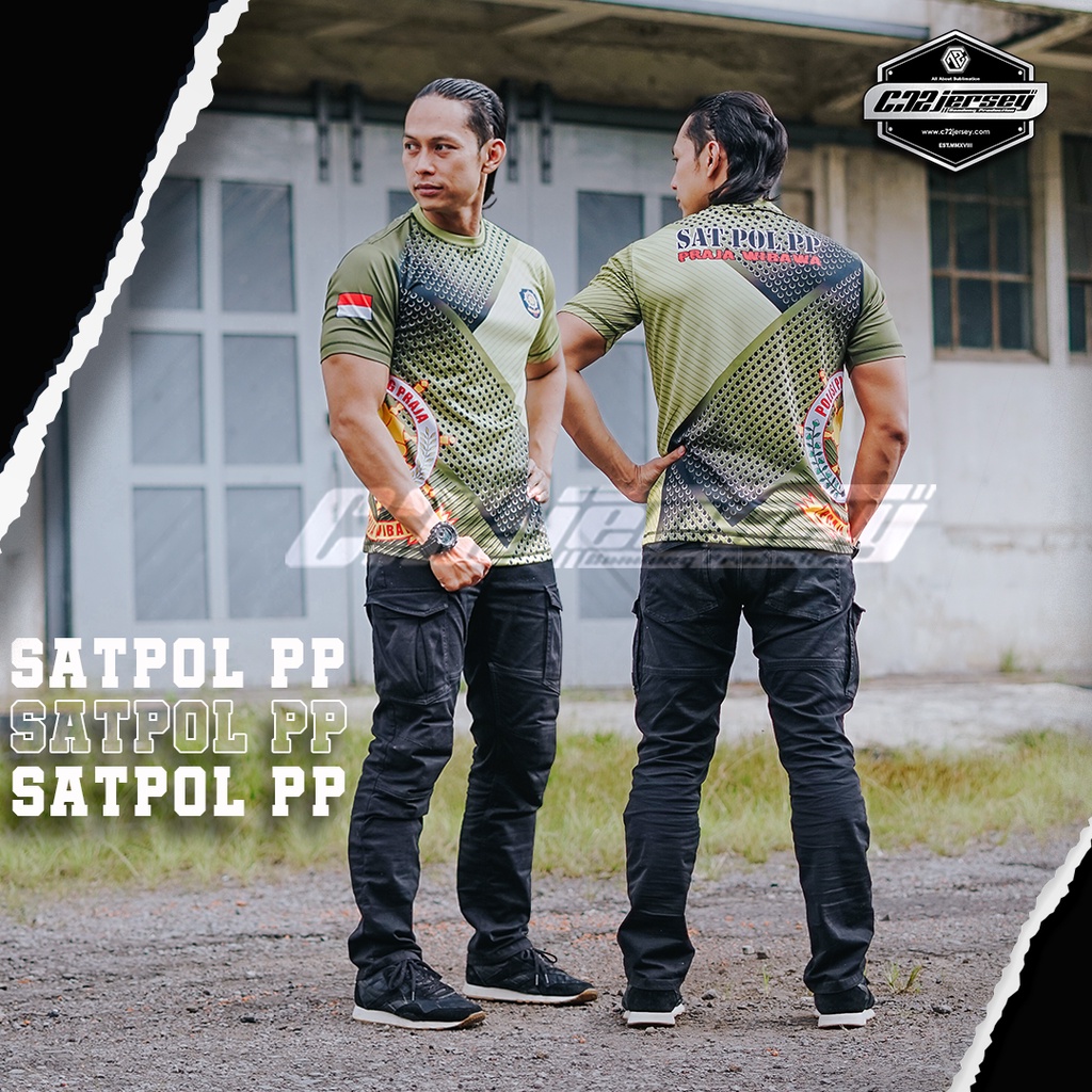 JERSEY KAOS OLAHRAGA PAMONG PRAJA 002 SAT POL PP FULLPRINT PREMIUM SUBLIMEJERSEYBANDUNG C72