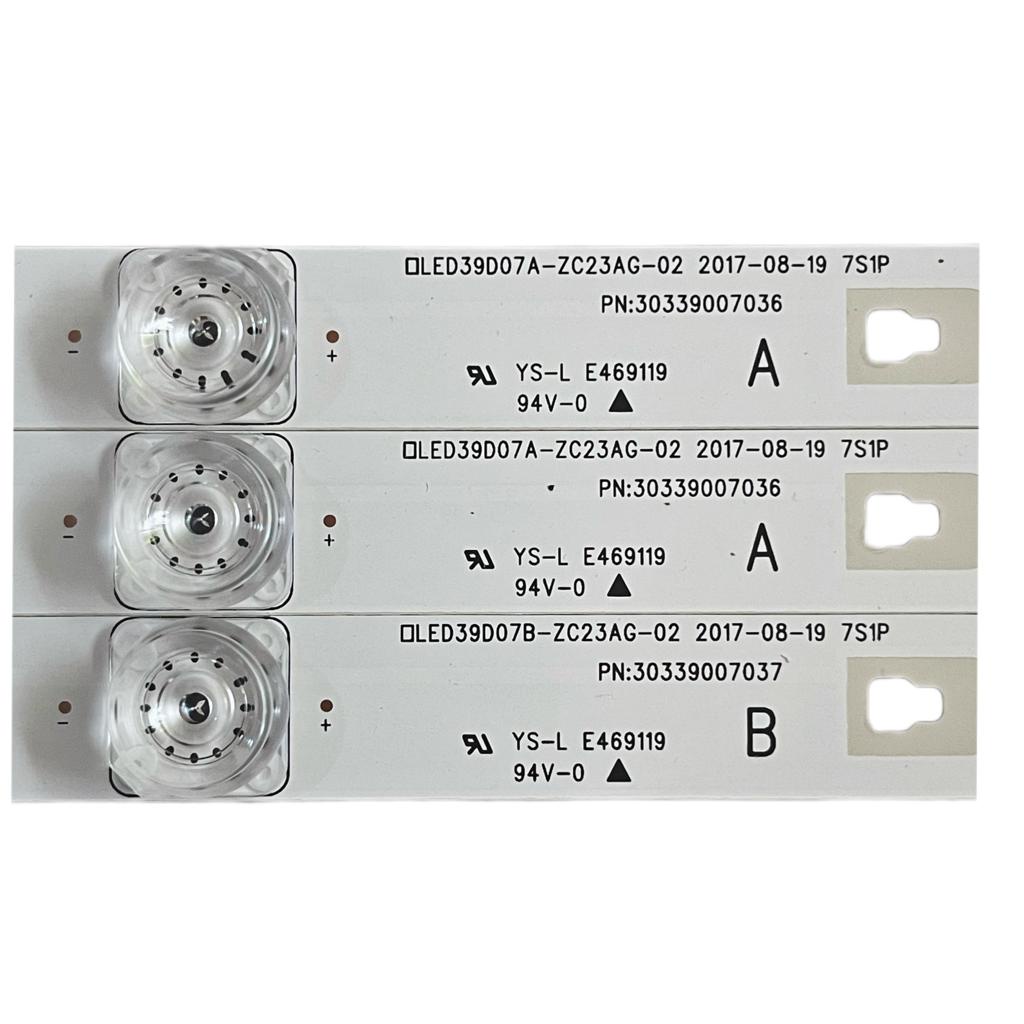 BACKLIGHT TV LED AQUA 40 INC LE40AQT6900 LE40AQT1000 LE40AQT8550 40AQT6900 40AQT1000 40AQT8550 LAMPU 40IN 7K CEKUNG 3V