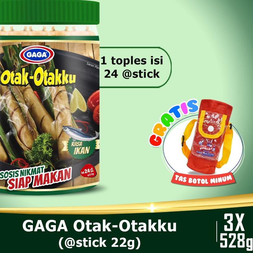 

❊ Beli 2 Toples GAGA Otak-otak 21g GRATIS 1 Toples GAGA Otak-otak 21g. (GG49) ☼