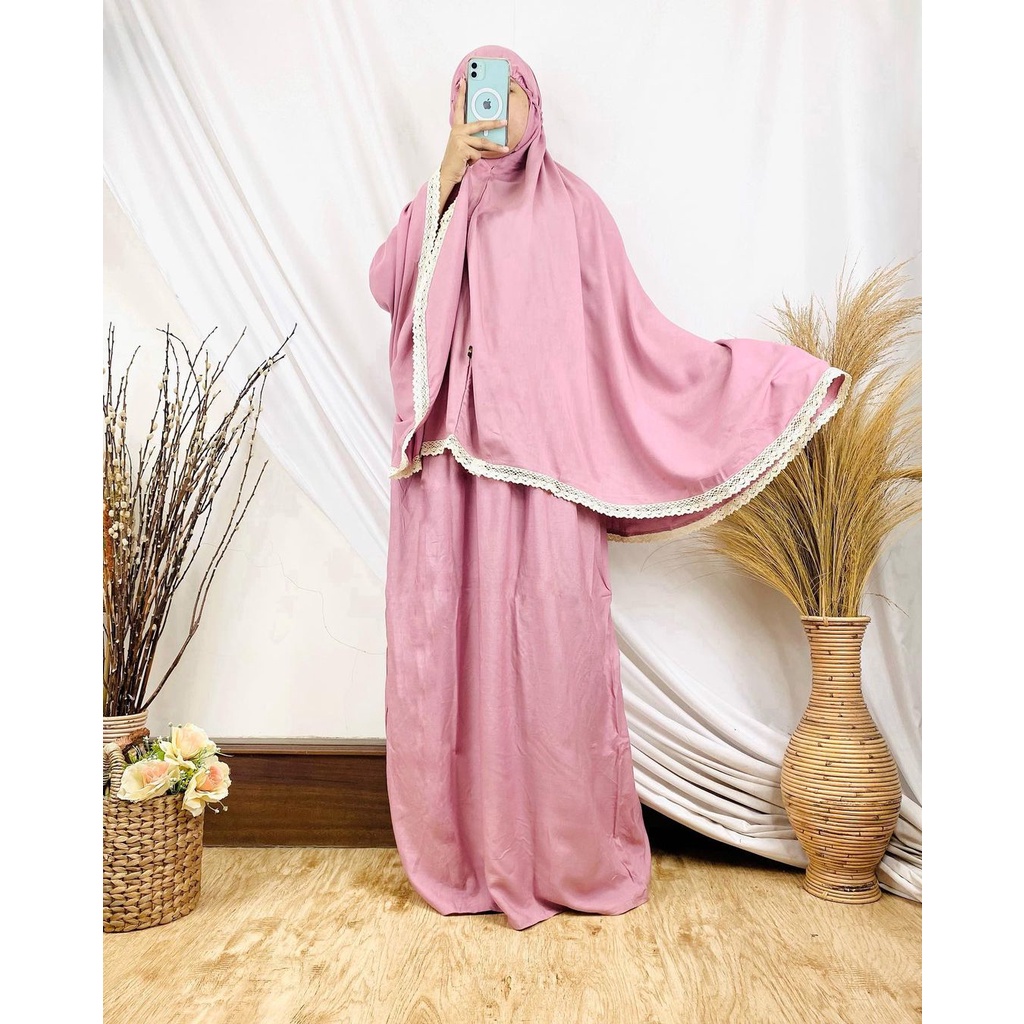 Benang Raja Mukena Rempel Renda