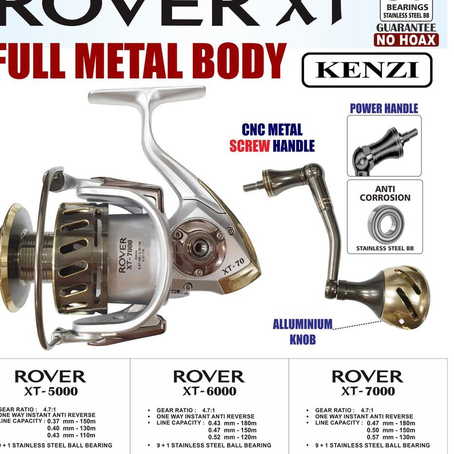 Diskon✅-KENZI ROVER XT REEL 5000 6000 7000