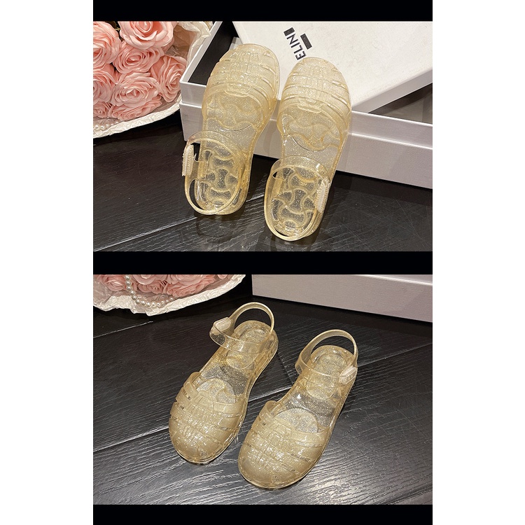 Qeedestore Sandal GLINT Obsessed Jelly Anak Perempuan Import Size 24-29