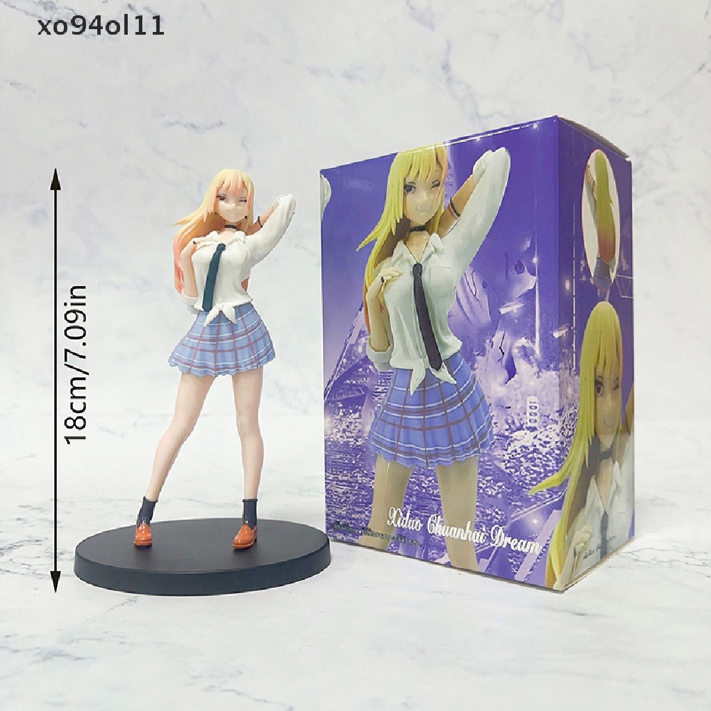 Xo Anime My Dress-Up Darling Kitagawa Marin Sexy Figure Kitagawa JK Seragam Mode OL