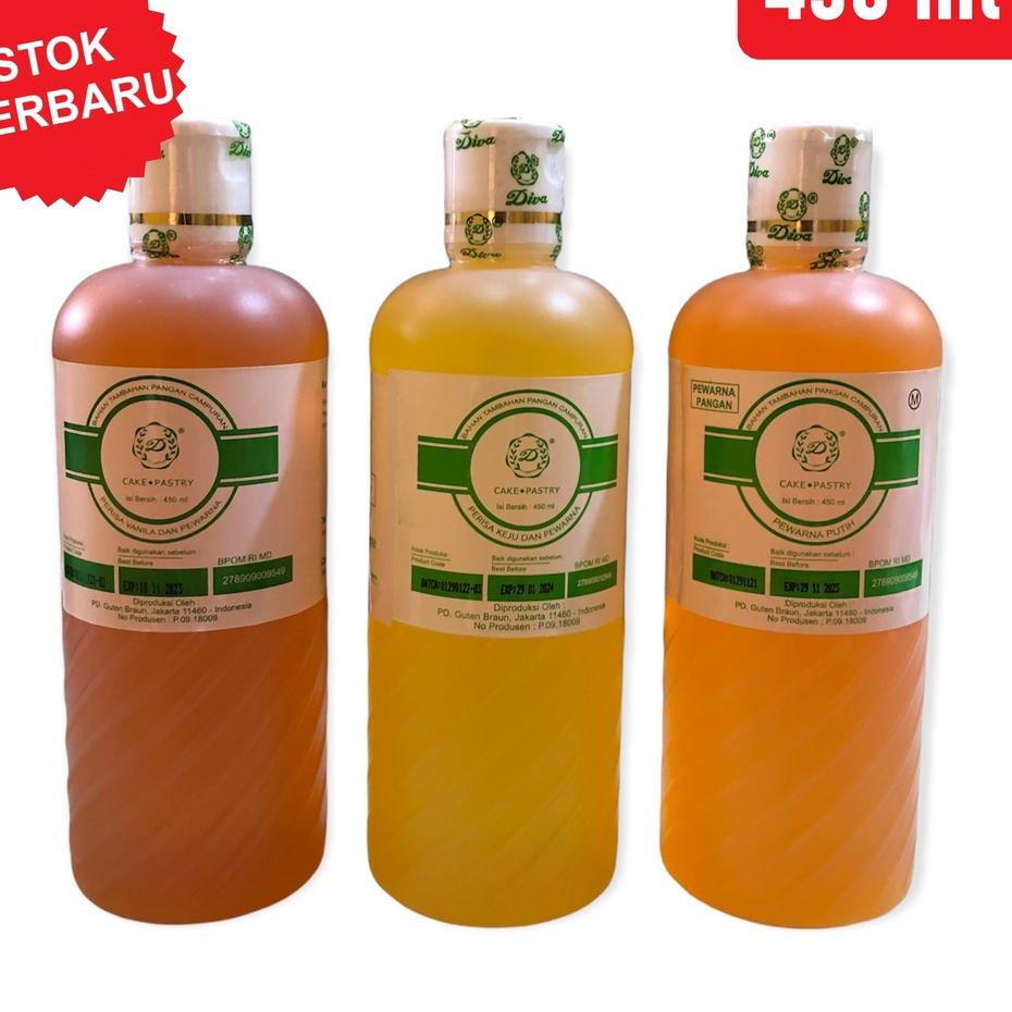 

☛ DIVA Softener Pelembut Kue dan Roti 450ml Aroma Netral Wysman Vanili ➳