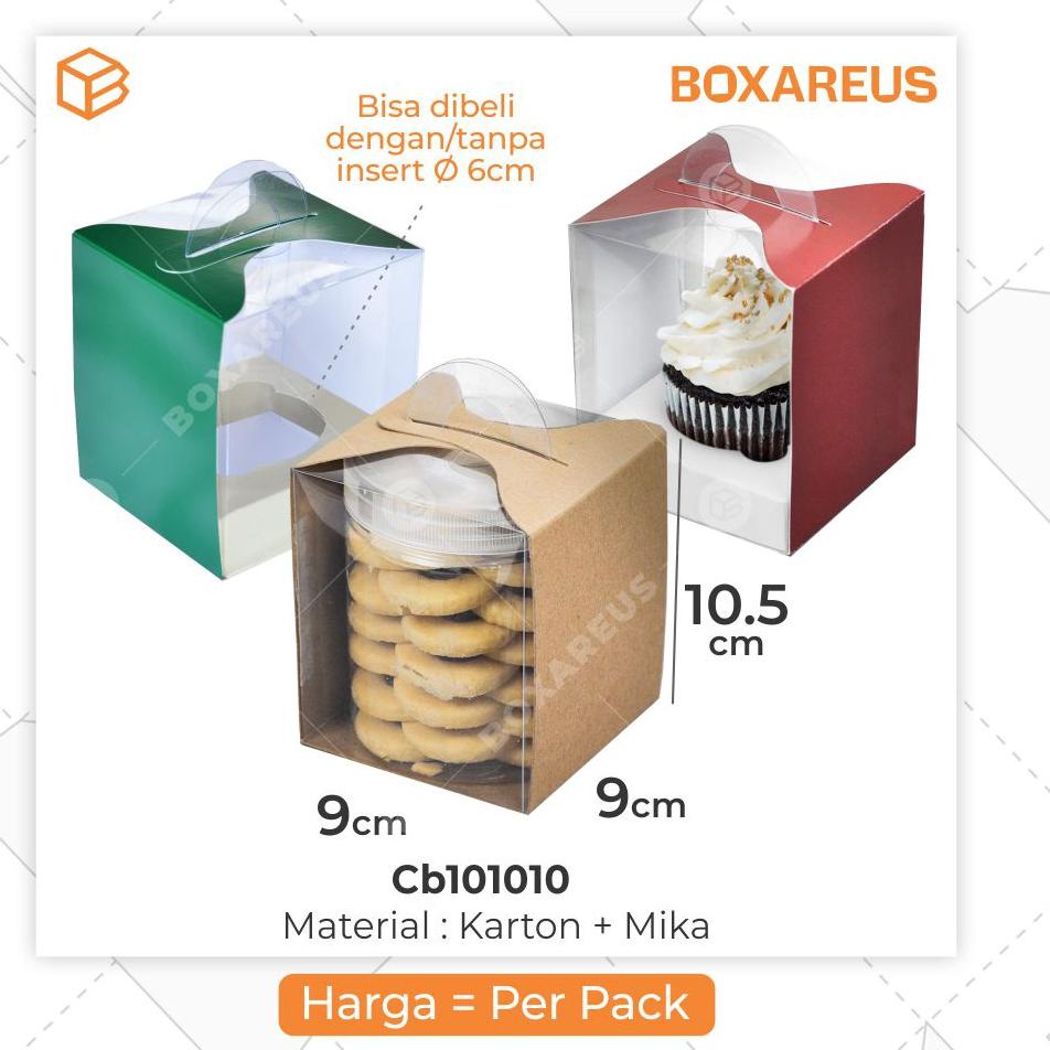 ◊ Cake Box, Cupcake Box, Packaging, Clear Box | CB (20pc) ▲