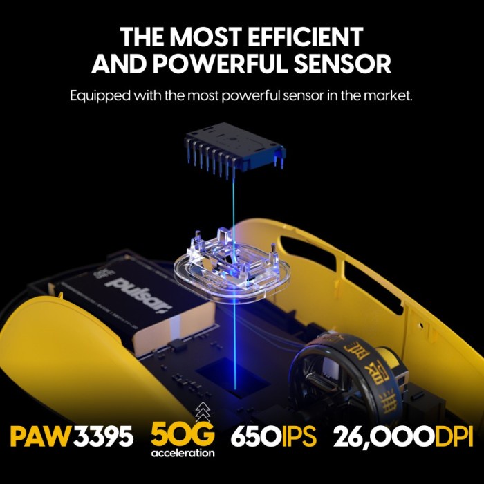 Pulsar X2 Bruce Lee Edition Lightweight Wireless Gaming Mouse