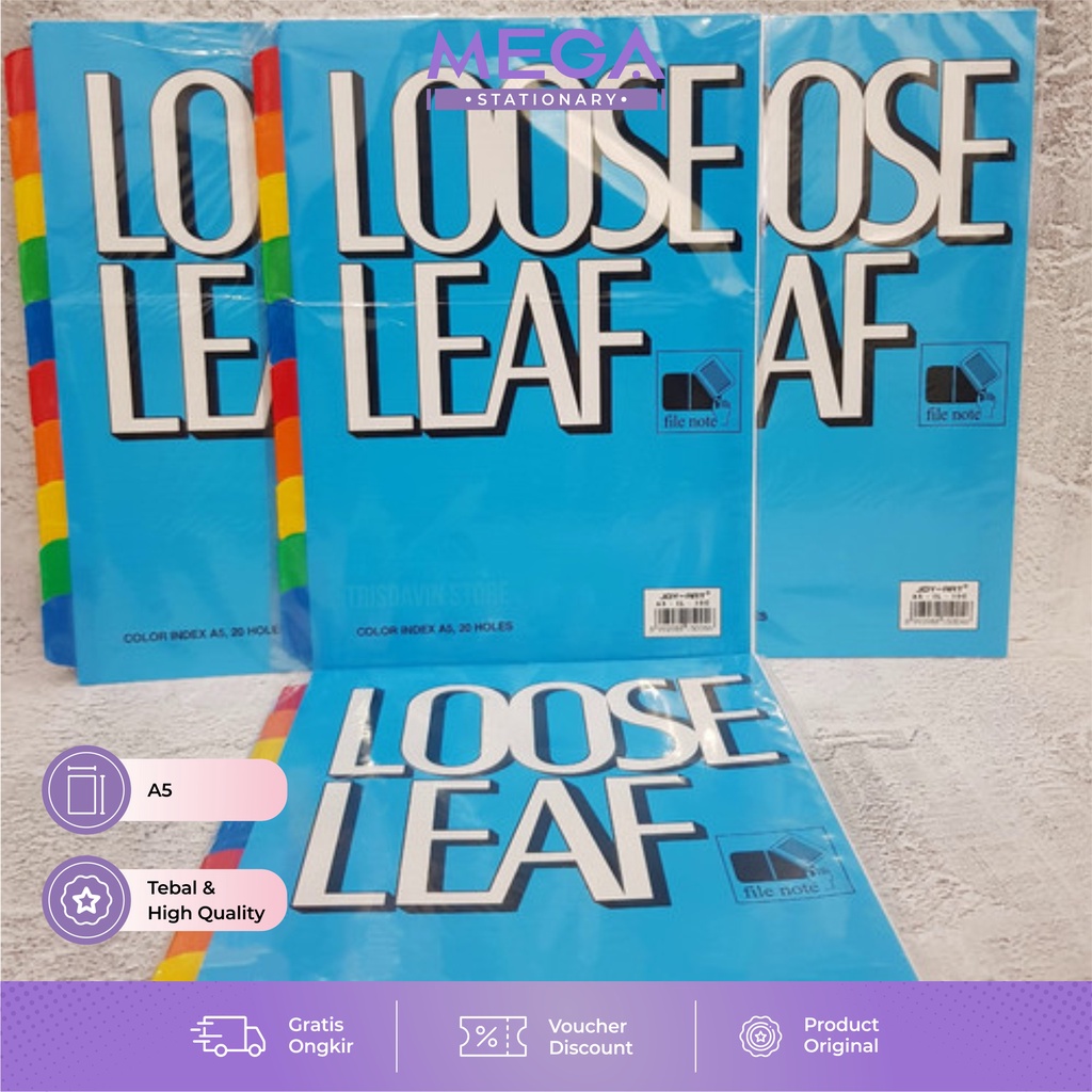 

Pembatas Binder loose leaf A5