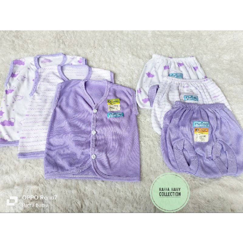 Paket hemat isi 18pcs/9stel baju+celana bayi Newborn Arista baby