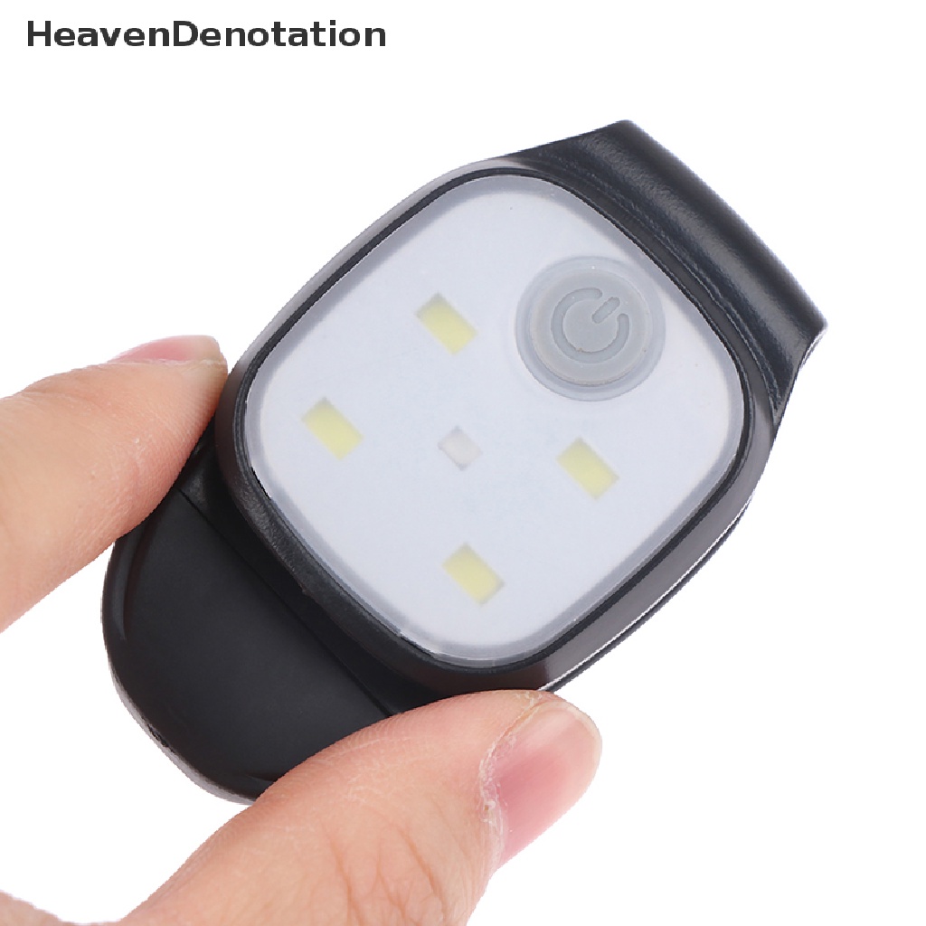 [HeavenDenotation] Senter Klip LED 4mode Lighg USB Rechargeable Clip On Aksesoris Lampu HDV