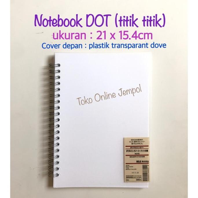 

Notebook DOT TITIK MUJI 68029 Buku Catatan Note 21x15.4cm ATK0835MJ