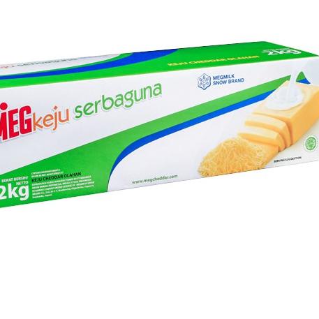 

☟ Keju MEG CHEDDAR Serbaguna 2 KG cheese ✤