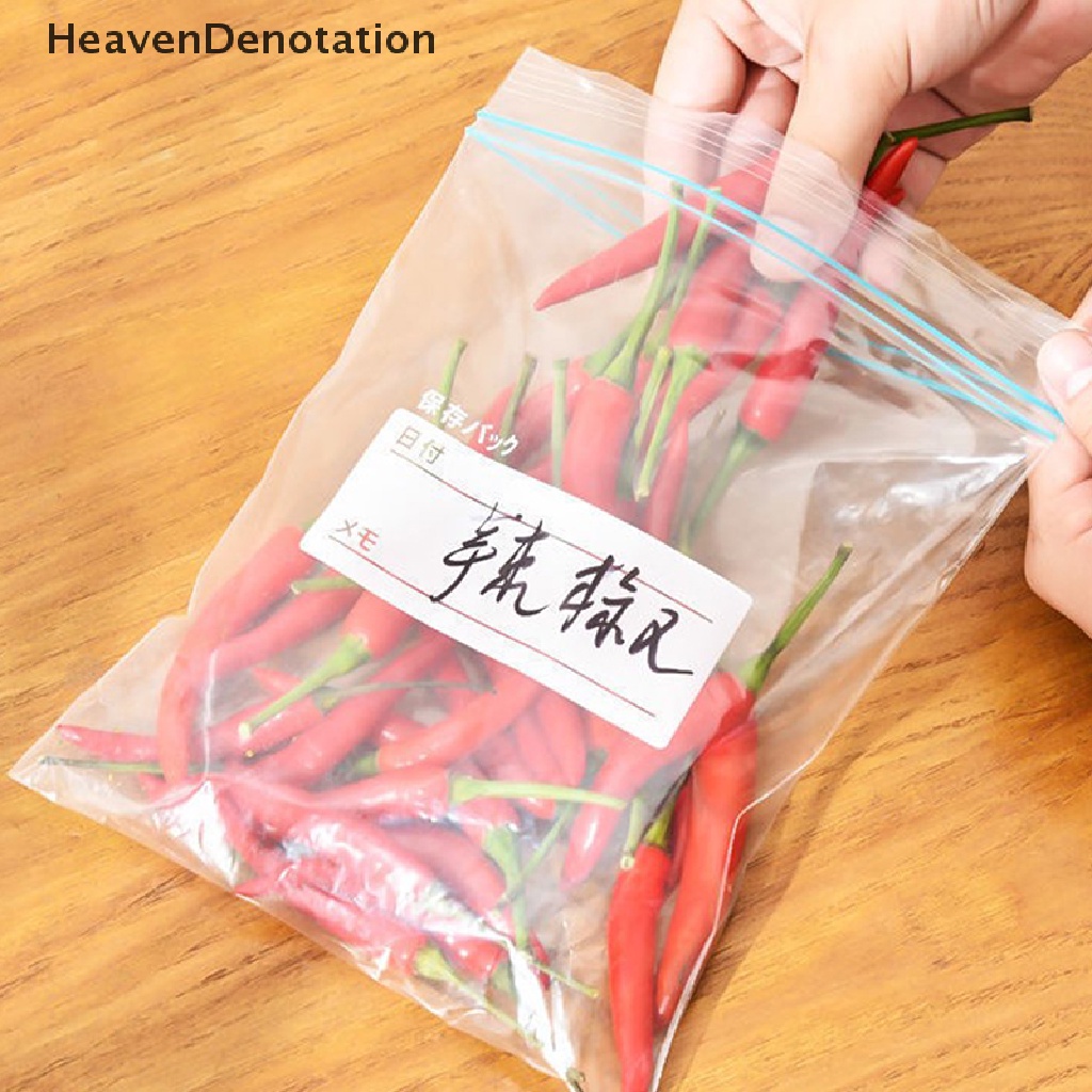 [HeavenDenotation] Kulkas fresh-keeping bag sealed Transparan Rumah Tangga Buah Dan Sayuran Pembekuan Khusus Menebal ziplock bag HDV