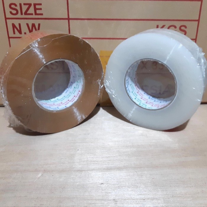 

Tape Lakban Jumbo Murah 2" ( 45Mm 285Meter ) Tebal Berkualitas