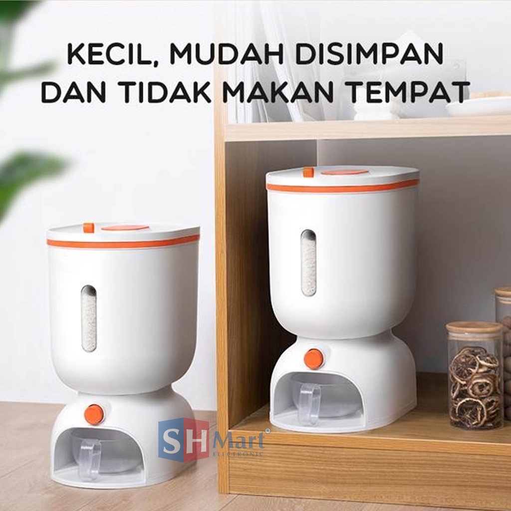 BONBOX DISPENSER BERAS RICE BOX KAPASITAS 10 KG BKE701 TEMPAT PENYIMPANAN BERAS