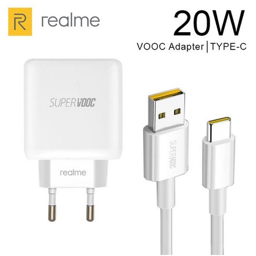 CHARGER REALME FAST CHARGING 20W MICRO USB &amp; TYPE C SUPPORT REALME 3 PRO 5 PRO X XT