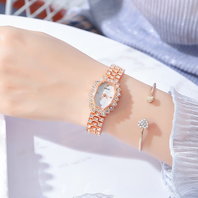 JAM TANGAN WANITA RANTAI GOLD MEWAH PESTA BULAT CAPELA DIAMETER KECIL JAM120G1 DIAMOND ELEGANT KOREA KEKINIAN REMAJA PREMIUM CEWEK MURAH BRANDED