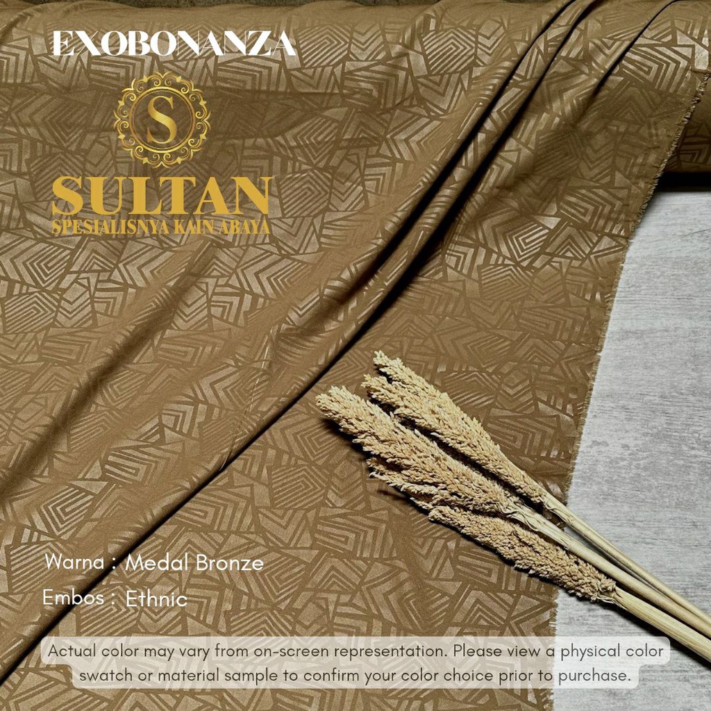 50CM EMBOS ETHNIC EXO BONANZA MEDAL BRONZE KAIN ABAYA SULTAN