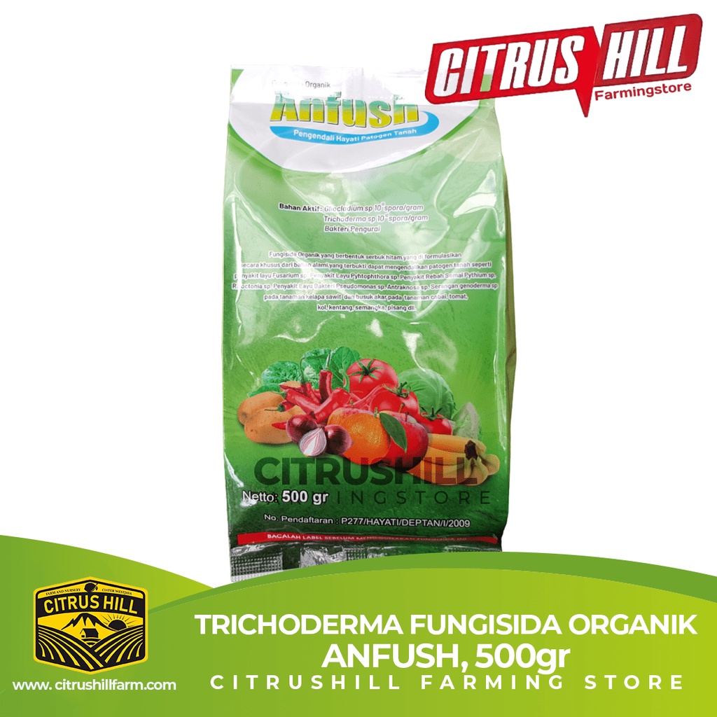 TRICODERMA - TRICODERMA FUNGISIDA - ANFUSH TRICHODERMA FUNGISIDA ORGANIK 500gr