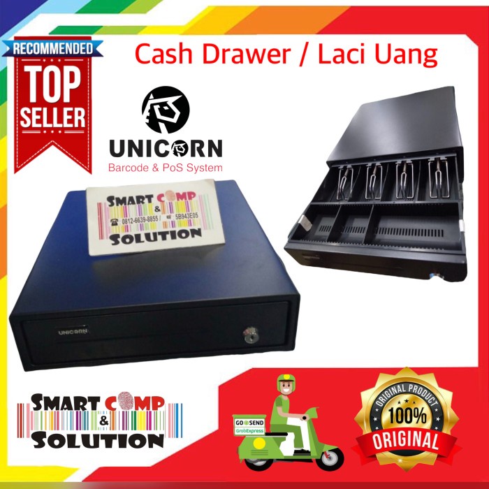 

[[JNT COD]] Cash Drawer / laci uang Unicorn CD 330 RJ11 Mini 37cm