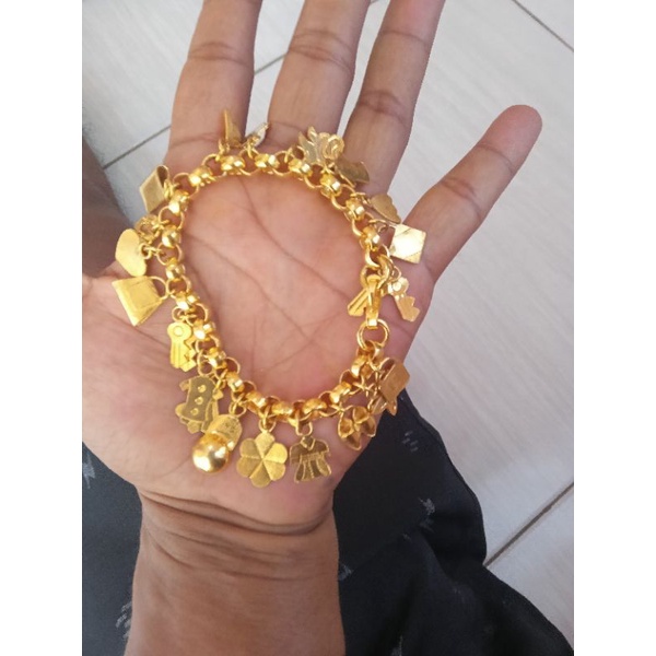 GELANG LAPIS EMAS 999