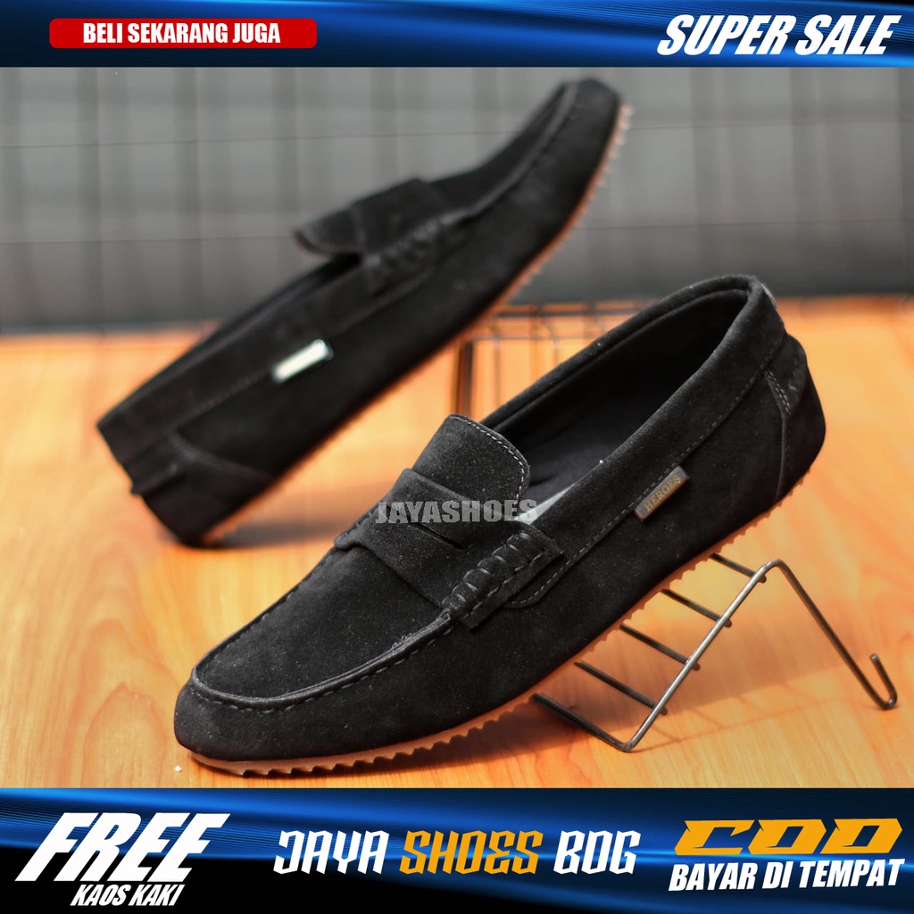 SANO Sepatu Pria Slip On Casual Original Selop Slop Cowok Kekinian Simple Murah Anti Slip