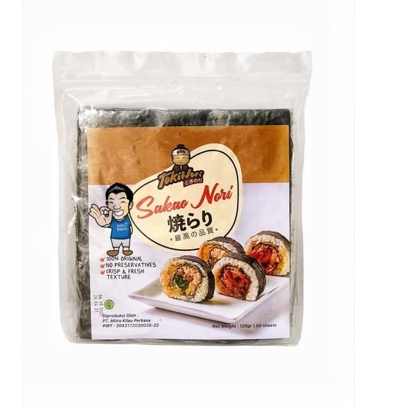 

☉ Sakao Yaki Sushi Nori- Roasted Seaweed- Rumput Laut 50 lembar ✰