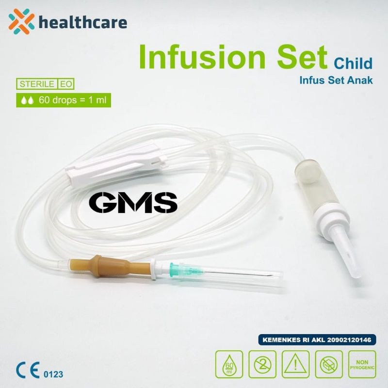 Infusion Set Dewasa / Anak / Selang Infus / Alat Infus