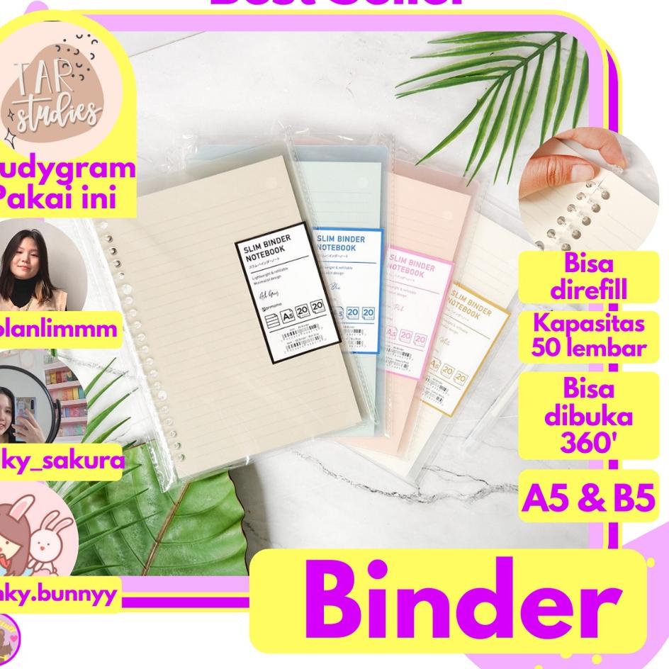 

New Update Panmomo Slim File Binder Notebook