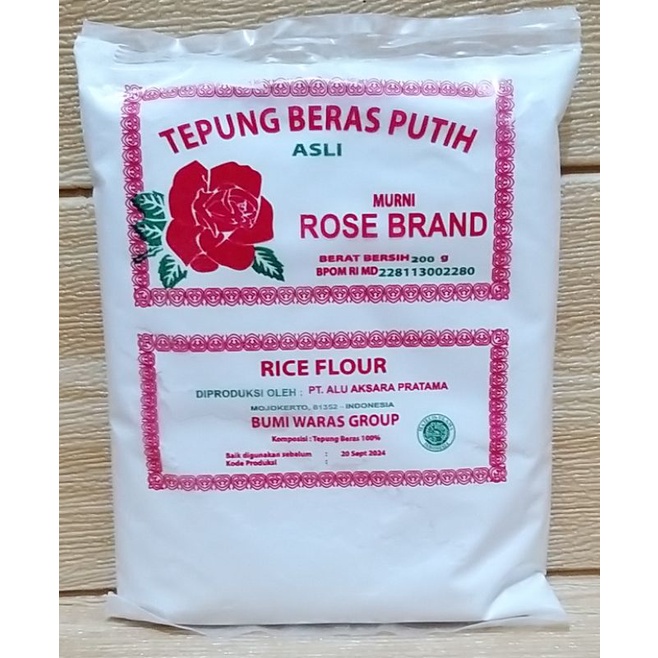 ✔MURAH Tepung Beras Putih Rose Brand 200gr / Tepung Beras Rose Brand