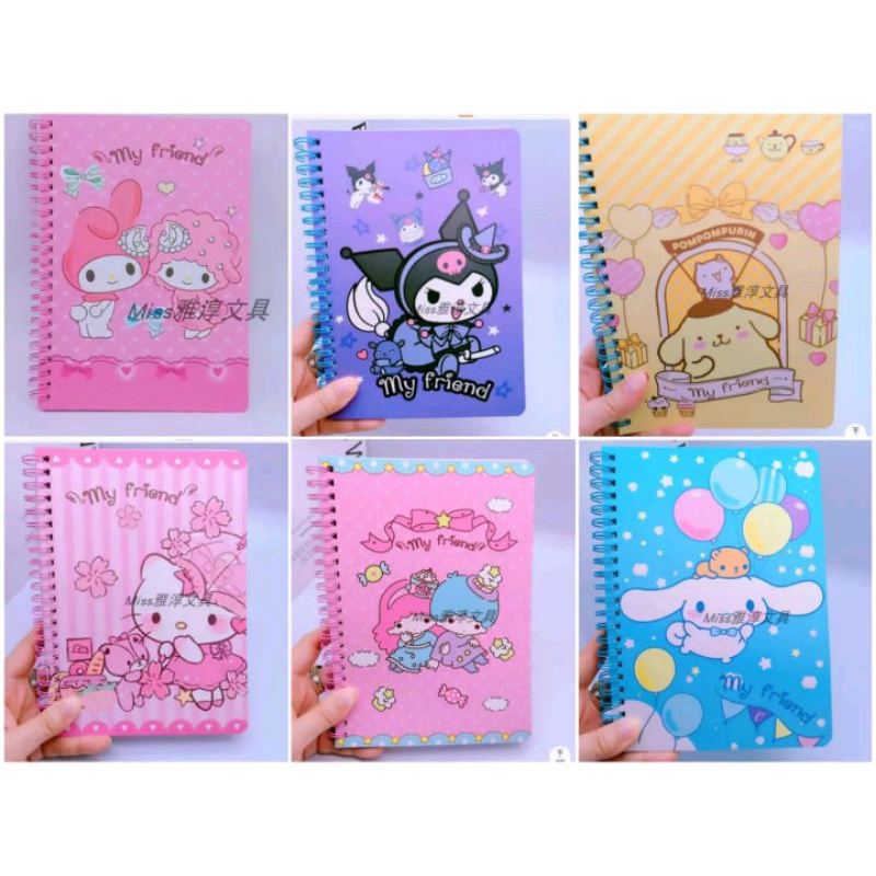

Terlaris ✨ -Diary Ring Hello Kitty My Melody Cinnamoroll Pompompurin Kuromi LTS- 2.2.23