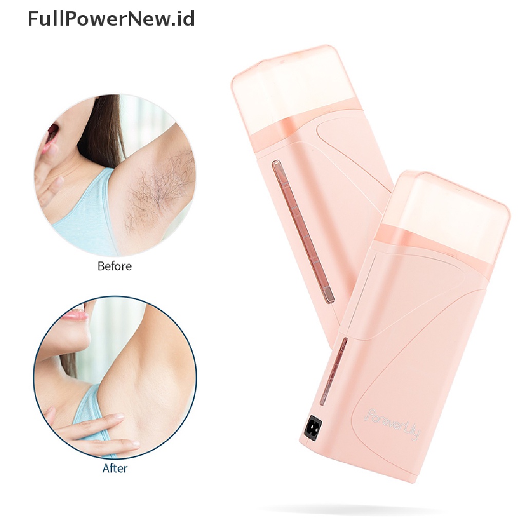Power Roll on Depilatory Hot Wax Warmer Heater Roller Mesin Penghilang Bulu Rambut Listrik ID