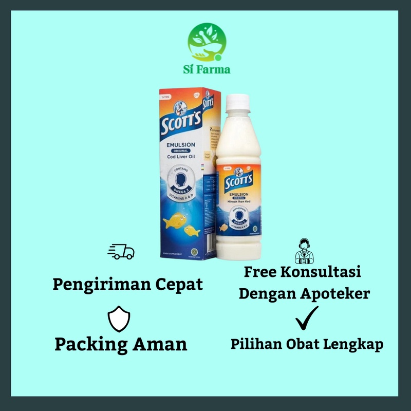 Scott Emulsion Original/Memelihara Kesehatan dan Membantu Perkembangan Otak Anak