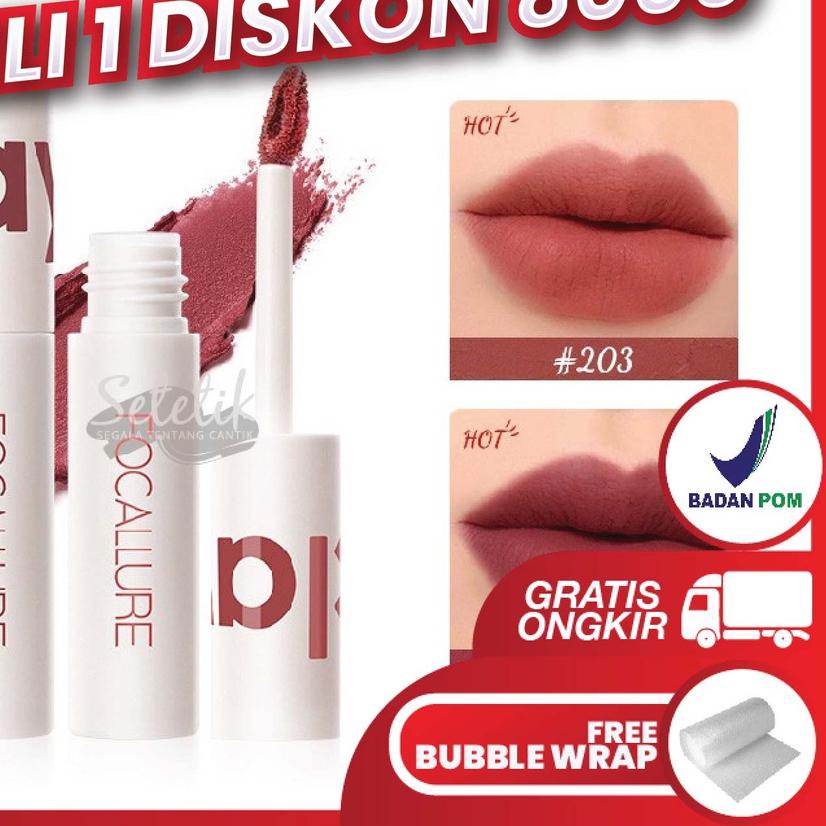 ℗ [ dan ORI] FOCALLURE New Lipstik Cream Velvet-Mist Matte Lip Clay Lip Cream Focallure Lipstik Lip 