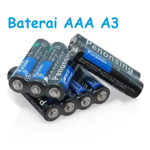 Baterai Batere Battery Batre Batu AAA A3 1,5 VOLT Non rechargeable