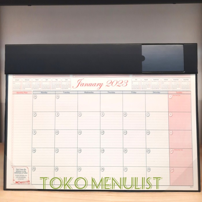 

Original Agenda 2023 Agenda Meja Table Planner Deskmatt Ukuran Sedang