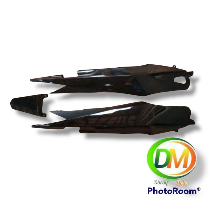 Cover Body Belakang Body Samping Jupiter Mx Lama Warna Hitam