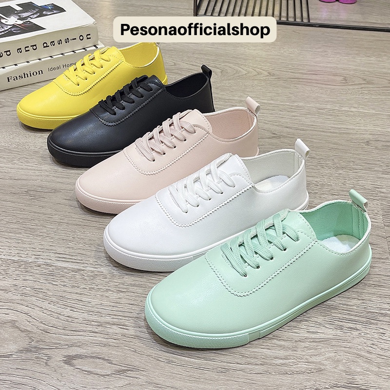 COD POS 245 Sepatu Sneakers Slip On Wanita Import Kualitas Premium Sepatu Santai