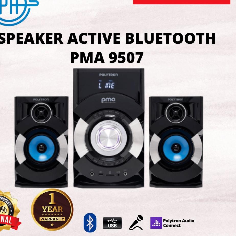 IWA495 POLYTRON Speaker Bluetooth PMA 9507 / PMA9507 -  RADIO + KAROKE +