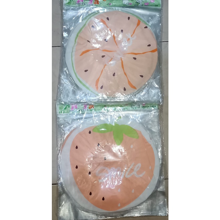 TOPI MANDI GAMBAR BUAH TEBAL / SHOWER CUP