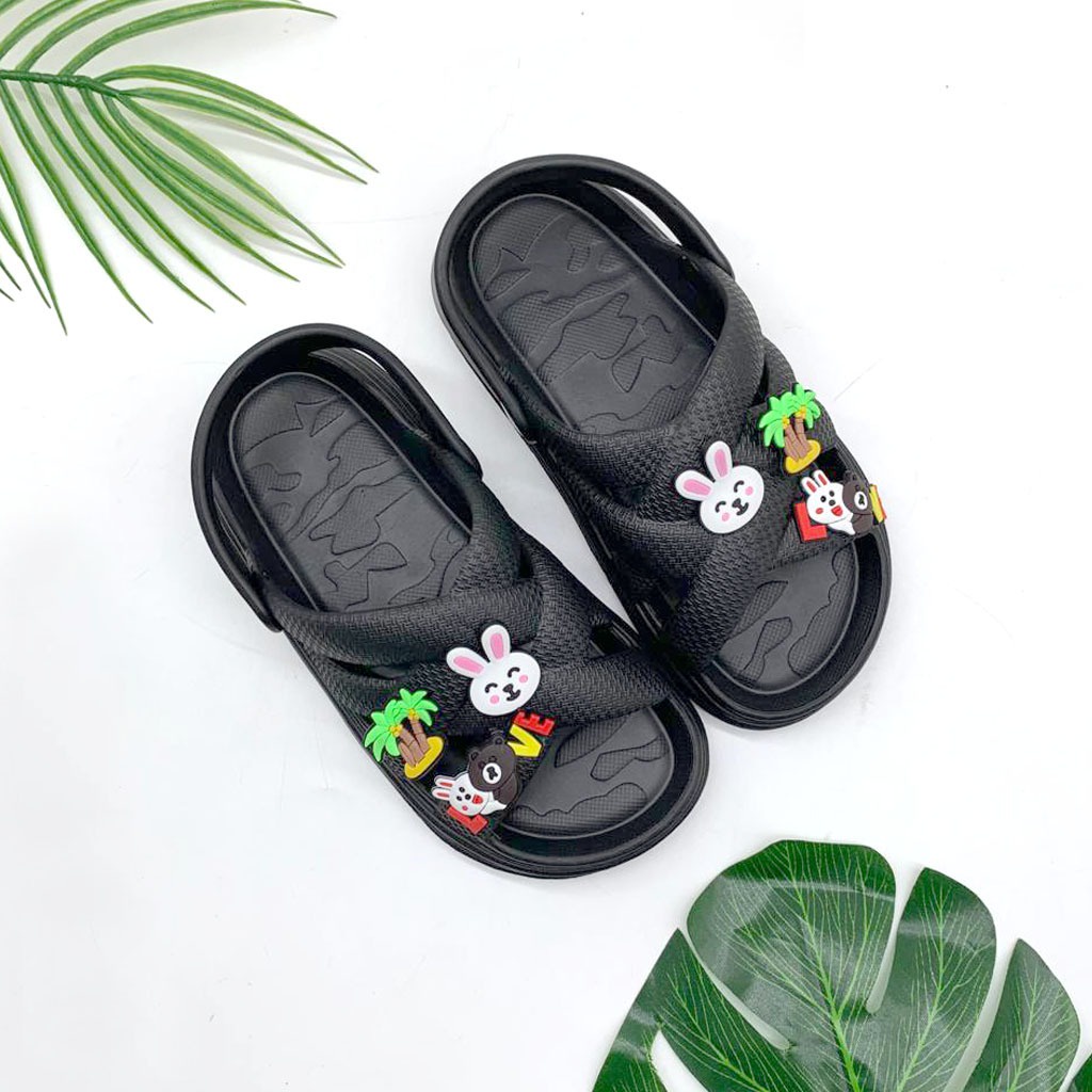 Sandal Selop Wanita Untuk Anak Dan Dewasa Bahan Karet Korean Style Trendy Uk.30-40