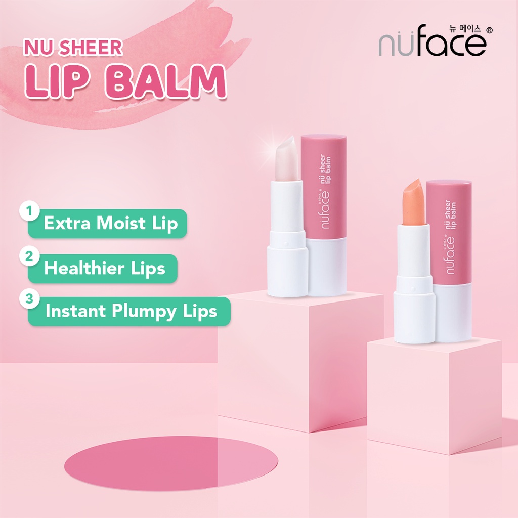 ❤ RATU ❤ Nu Face Nu Sheer Lip Balm | Pelembab Bibir Nuface Nu Glow