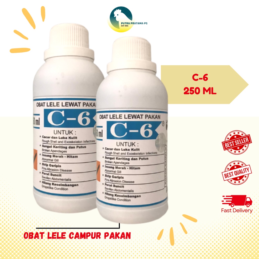 C-6 OBAT untuk IKAN LELE 250ml