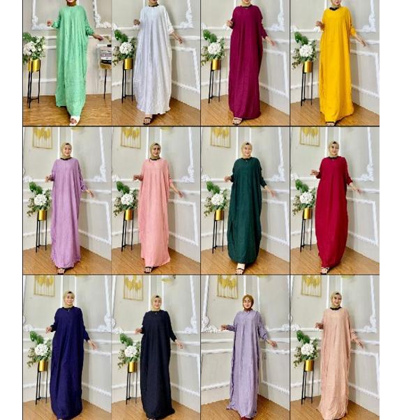 Recomended KAFTAN POLOS TWILL ORI 100% / BAJU KELELAWAR/KAFTAN WANITA/KAFTAN DRESS
