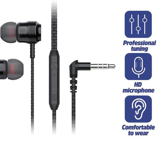 ➨ YLV Headset Earphone Gaming Wire Control with Type L Jack Extra Bass HIFI Stereo ❀