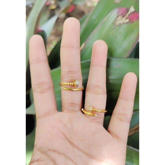 Cincin Paku Emas 6k