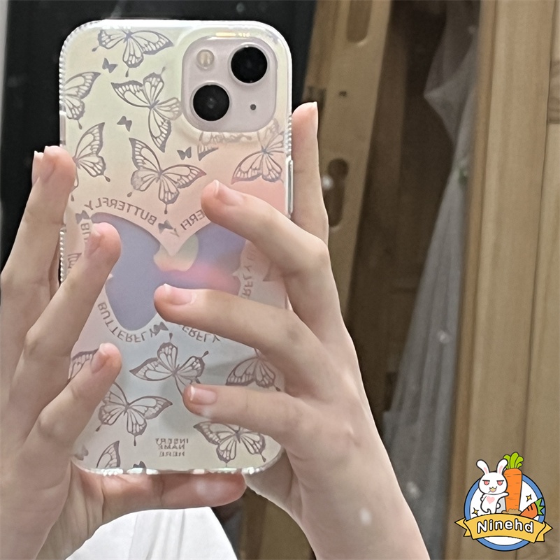 Vivo Y02 Y16 Y02s Y35 Y22 Y15A Y15s V25e V25 V23e V23 V21 V21e Pro Y01 T1x Y75 Y21 Y21s Y21A Y33T Y21T Y12s Y12A Y20 Y20s Y20i Y17 Y15 Y12 Y30 Y1s Korea Casing Hp Butterfly Mewah