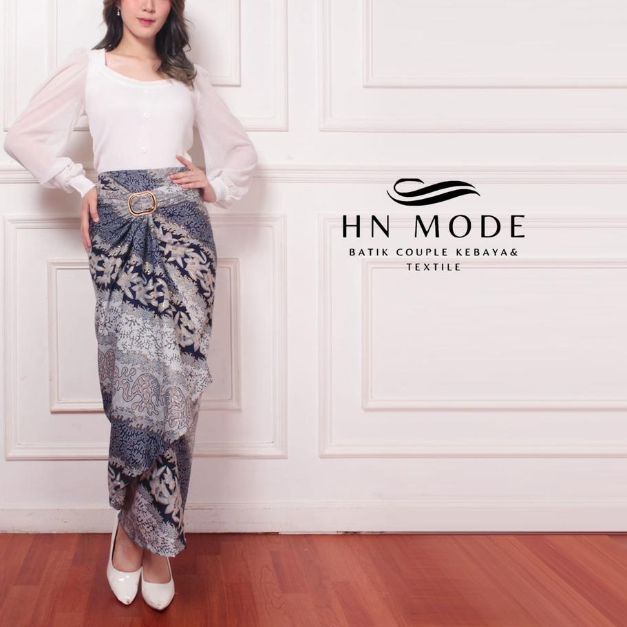 ☂ HN MODE - Rok lilit batik floral motif terbaru / Rok kebaya ❃