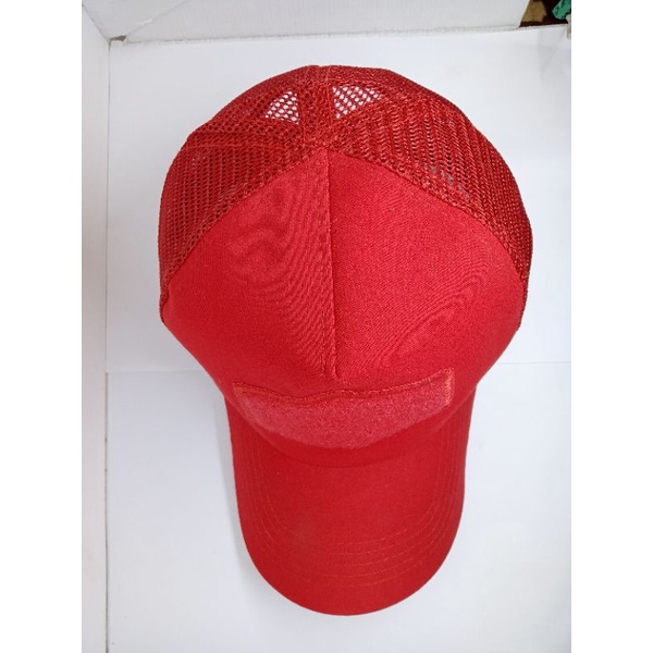 TOPI TACTICAL JARING MERAH