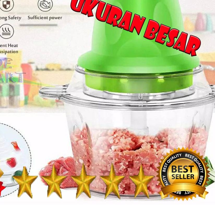 ✫ [UKURAN BESAR] BLENDER DAGING CAPSULE CUTTER BLENDER KAPSUL SERBAGUNA 2L / BLENDER DAGING PORTABLE