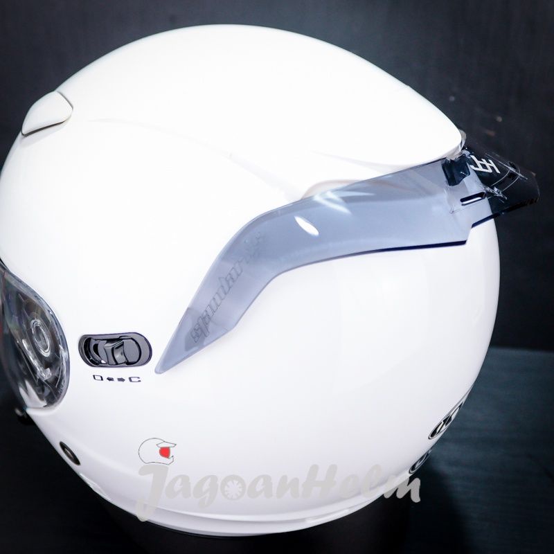 SPOILER HELM KYT DJMAXI | CLEAR - SMOKE - DARK | DJ MAXI AKRILIK